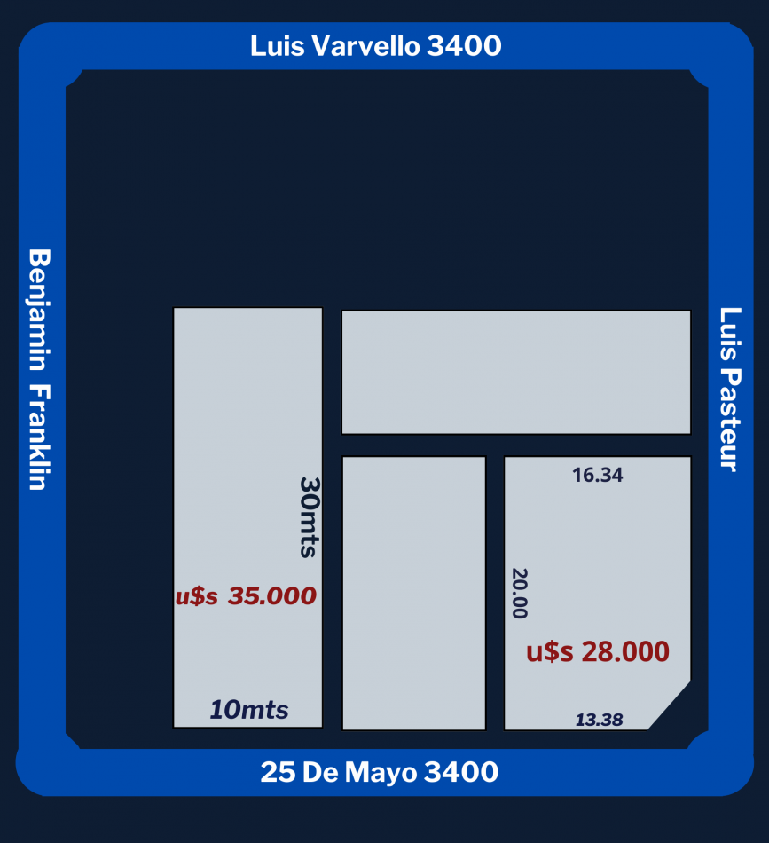 Terreno en Paso del Rey 