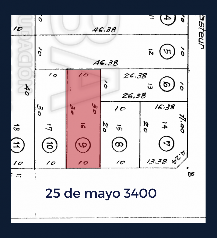 Terreno en Paso del Rey 