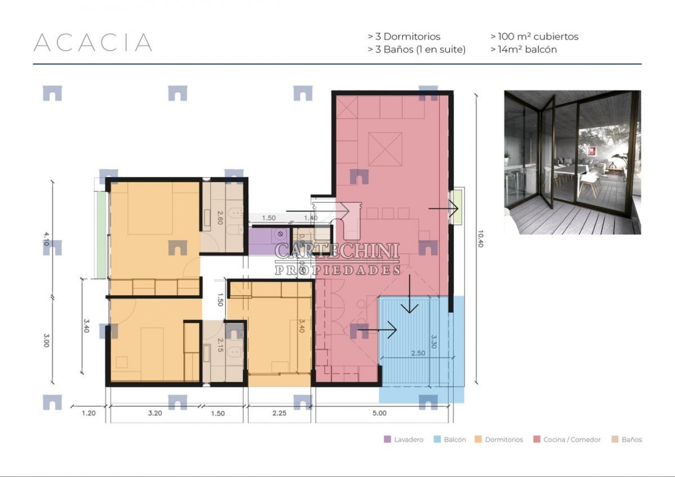 Departamento 4 ambientes en Ituzaingo Norte 